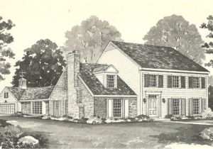 Antique Colonial House Plans Vintage House Plans 1970s Early Colonial Part 2