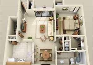 Apartment Home Plans 1 Bedroom Apartment House Plans