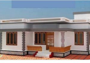 Architect Cost for House Plans Low Cost Budget Home Design Below 7 Lakhs Homes In