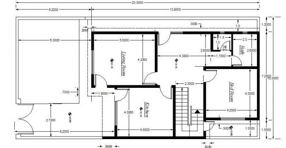 Architectural House Plans Free Download Cad Block Of House Plan Setting Out Detail Cadblocksfree