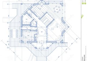 Architecture Home Plan House Architecture Plan Stock Vector Illustration Of