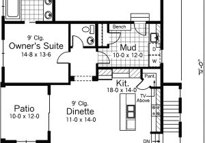 Arts and Craft House Plans Bellewood Arts and Crafts Home Plan 091d 0479 House
