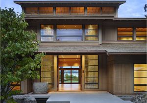 Asian Home Plans Contemporary House In Seattle with Japanese Influence