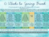 At Home Work Out Plan 6 Weeks to Spring Break at Home Workout Plan Pieces