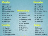 At Home Work Out Plan Beginner Workout Plan at Home