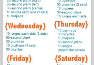 At Home Work Out Plan Go after Your Goal to Exercise More Here 39 S How Weekly