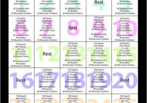 At Home Work Out Plans 25 Best Ideas About Home Workout Schedule On Pinterest