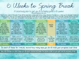 At Home Work Out Plans 6 Weeks to Spring Break at Home Workout Plan Pieces