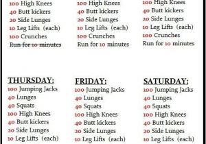 At Home Work Out Plans Best 25 Home Workout Schedule Ideas On Pinterest 3 Week