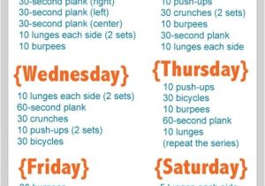 At Home Work Out Plans Go after Your Goal to Exercise More Here 39 S How Weekly