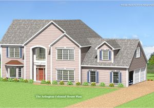 Atampt Home Plans Arlington Modular Colonial Home Plan