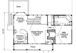 Atrium Home Plans Economical atrium Ranch Home Plan 57239ha 1st Floor
