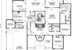 Atrium Home Plans Tuscan Home with Fabulous atrium 59856nd 1st Floor