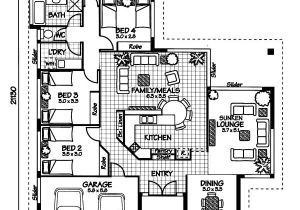 Australian Home Plans Floor Plans the Bedarra Australian House Plans