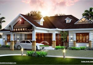 Awesome Home Plans Awesome Single Storied Home Kerala Home Design and Floor