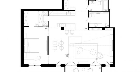 Bachelor Pad House Plans A Beautiful One Bedroom Bachelor Apartment Under 100