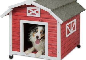 Barn Dog House Plans Old Red Barn Dog House Red White Jeffers Pet