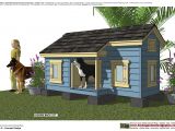 Barn Dog House Plans Porch Barn Roof Style Dog House Project Plans Pet Size Up