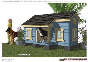 Barn Dog House Plans Porch Barn Roof Style Dog House Project Plans Pet Size Up