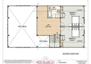 Barn Homes Floor Plans Class Barn 1 Timber Frame Barn Home Plans From Davis Frame