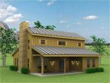 Barn Like House Plans Barn Style Exterior with Galvanized Siding and Red Windows