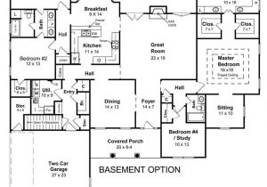 Basement Floor Plans for Ranch Style Homes Ranch House Floor Plans with Basement 2018 House Plans