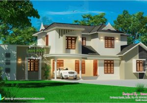 Beautiful Home Design Plans Home Design Beautiful Sloped Roof Residence Kerala Home