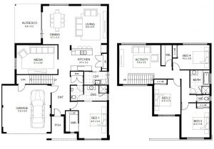Beautiful Home Floor Plans Two Story House Plans with Terrace Beautiful House Design
