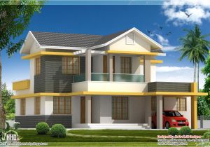 Beautiful Home Plan Beautiful 4 Bedroom House Elevation In 1880 Sq Feet