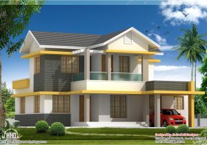 Beautiful Home Plans Beautiful 4 Bedroom House Elevation In 1880 Sq Feet