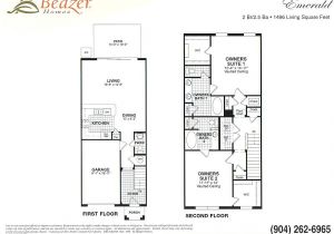 Beazer Homes Floor Plans Verano at Bartram Park Community In Jacksonville Florida
