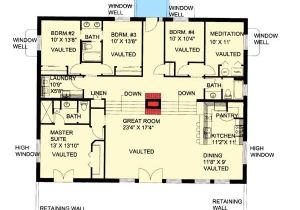 Berm Home Floor Plans Plan 35458gh attractive Berm House Plan House Plans Berm Home Floor Plans Plan 35458gh attractive Berm House Plan House Plans