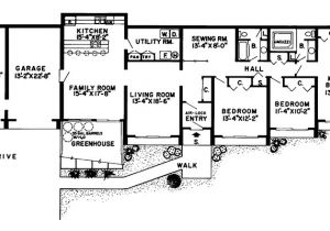 Bermed Home Plans Glennon Green Berm Home Plan 038d 0136 House Plans and More