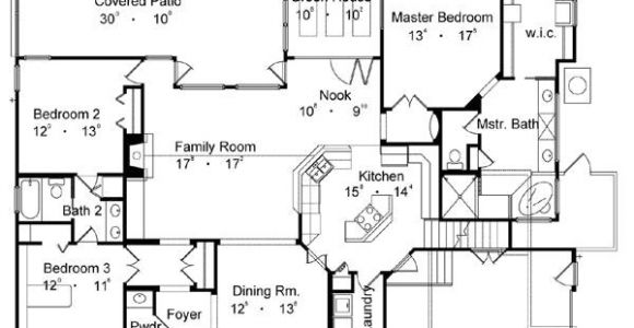 Best Home Plan Country One Story House Plan