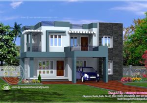 Best Home Plans In Kerala Simple Contemporary Style Villa Plan Kerala Home Design