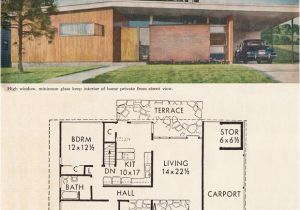 Better Homes and Gardens House Plans Mid Century California Modern House Plan Better Homes
