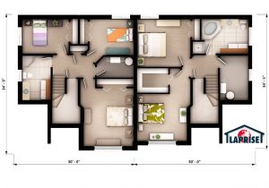 Bi Generation House Plans Zen Contemporain Jumeles Bi Generation Lap0300