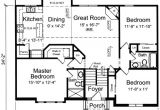 Bi Level Home Plans Bi Level Home Plan 39197st 1st Floor Master Suite
