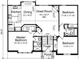 Bi Level Home Plans with Garage Bi Level Home Plan 39197st 1st Floor Master Suite