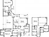 Big House Floor Plans 2 Story Two Story Large Family Home Plans with Game Room