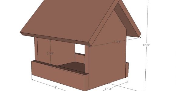 Bird House Feeder Plans Ana White Kids Kit Project 2 Cedar Birdfeeder Diy