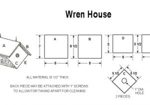 Bird House Plans for Wrens Build A Wren Bird House with Free Plans Craftybirds Com