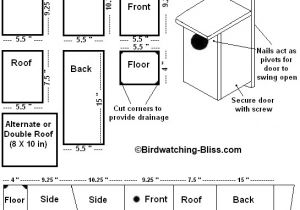 Bird House Plans for Wrens Free Bird House Plans Bluebird Purple Martin Wren More