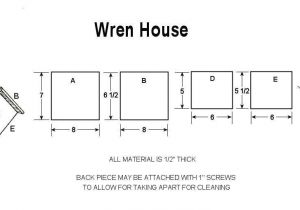 Bird House Plans for Wrens Useful Carolina Wren Birdhouse Plans Deasining Woodworking