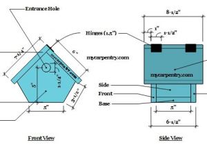 Bird House Plans for Wrens Wren Birdhouse Plans Perfect for Wrens and House Finches