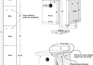 Bird House Plans Free Cardinal Bird House Plans Woodworker Magazine