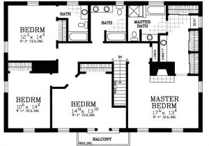 Blueprint Home Plans 4 Bedroom House Floor Plans Free Home Deco Plans