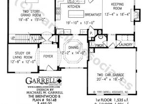 Brentwood House Plan Brentwood B House Plan Country Farmhouse southern