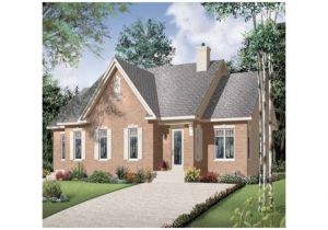 Brick Bungalow House Plans Beautiful Brick Duplex Hwbdo67663 Bungalow Multi Family