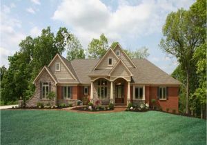 Brick Bungalow House Plans Brick and Stone Craftsman House Plans Brick Bungalow